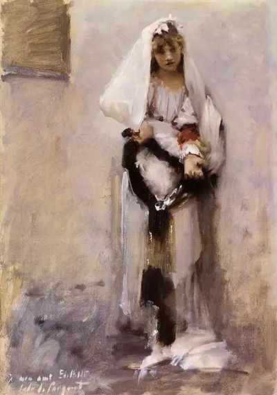 A Parisian Beggar Girl John Singer Sargent
